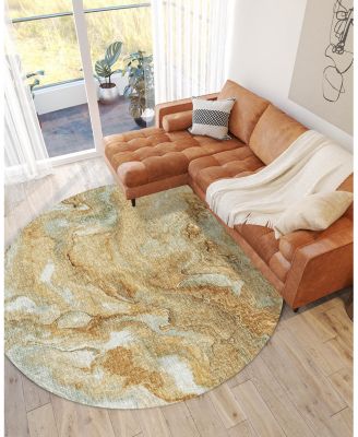 Dalyn Boca Washable BO14 Round Area Rug, 8' x 8'