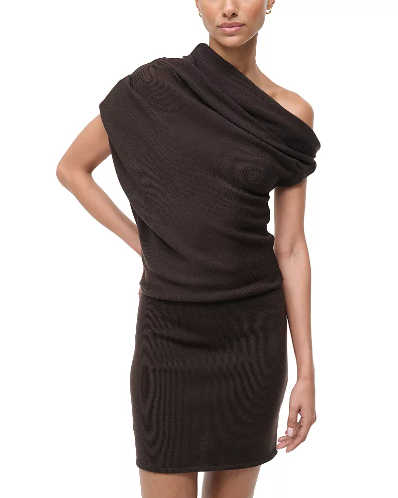 Staud Mabel Mini Wool Dress