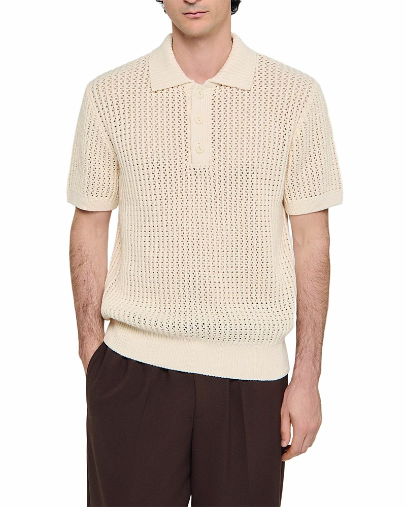 Sandro Cotton Polo Shirt