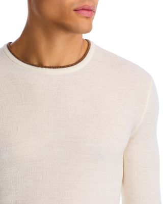 Belvedere Tipped Crewneck Sweater