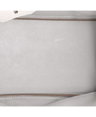 Birkin 30 Handbag Grey Togo with Palladium Hardware