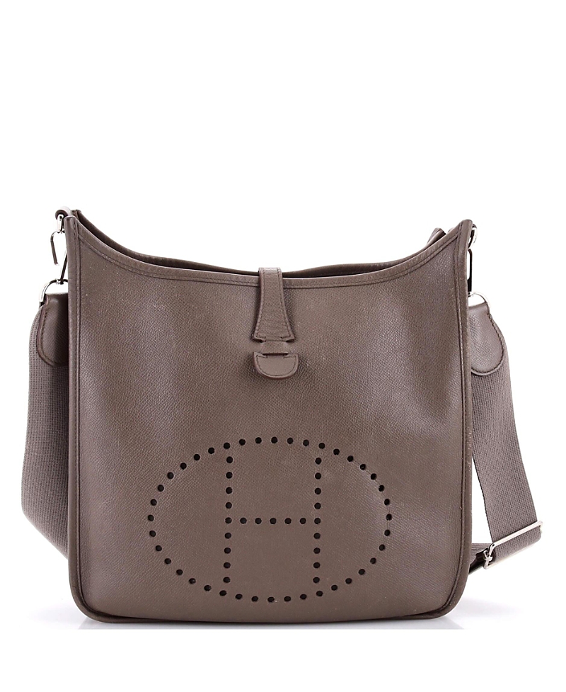 Pre-owned Pre-owned Hermes Hermes Pm Evelyne Bag Gen Iii Epsom In Gray