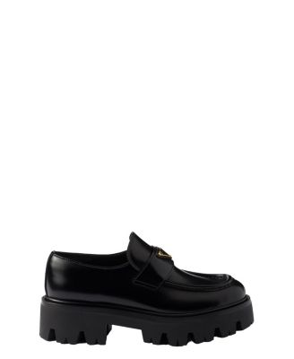 Women's Brushed Leather Loafers