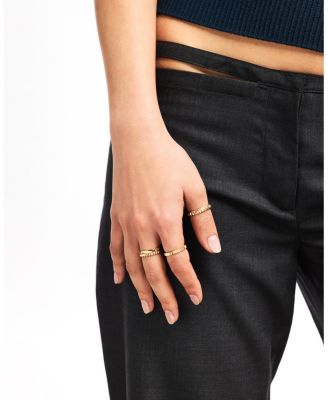 Solid Gold Slim Eclipse Ring