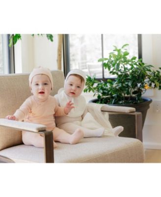 Heart and Star Button Pointelle Collection Blanket - Baby