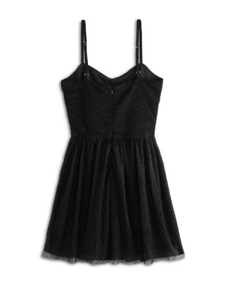 Girls' Sabrina Ruched Shimmer Mini Dress - Big Kid  