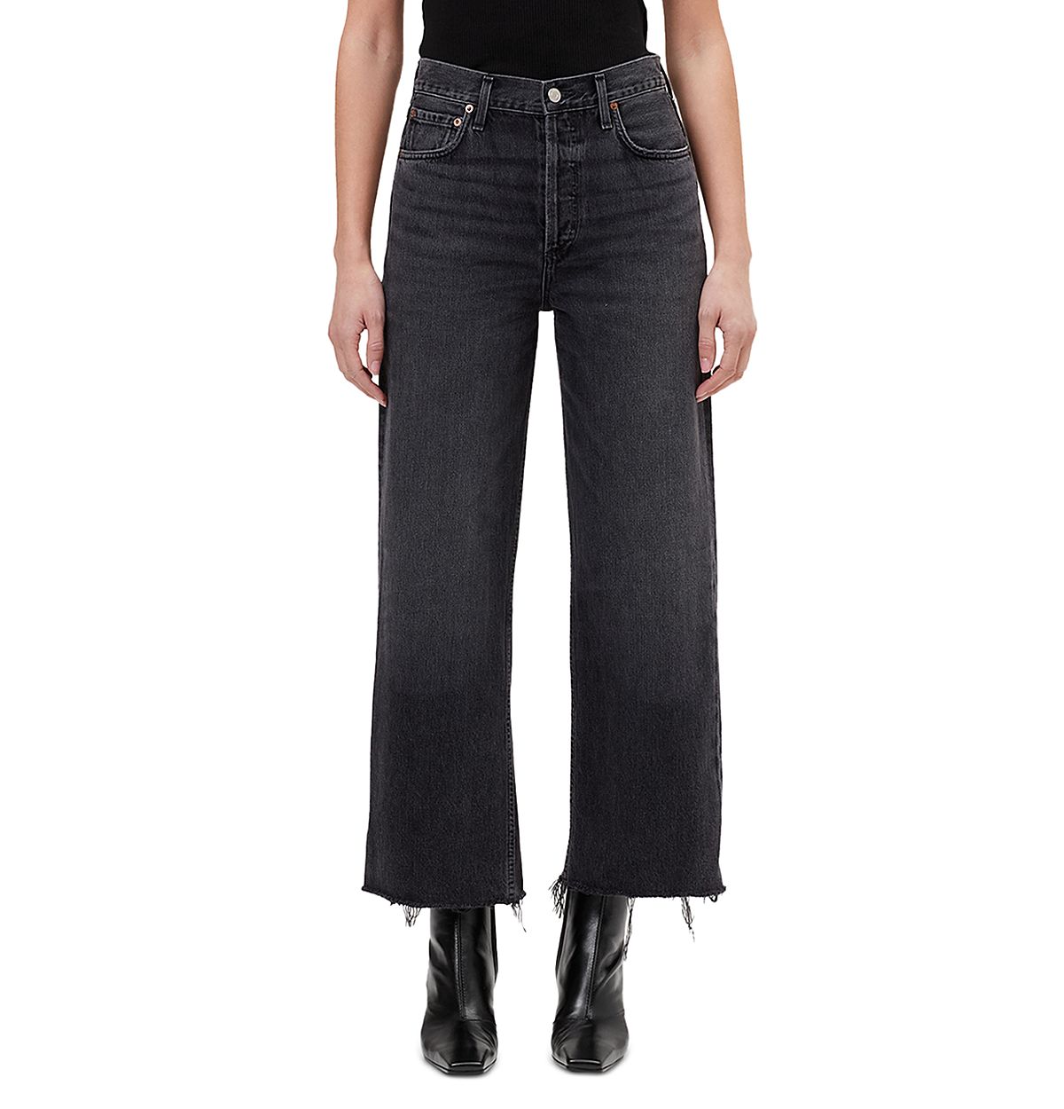 Agolde Ren High Rise Wide Leg Jeans