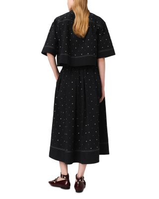 Studded Cropped Shirt