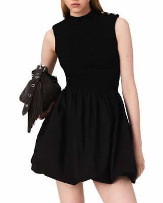 Bubble Hem Mini Dress