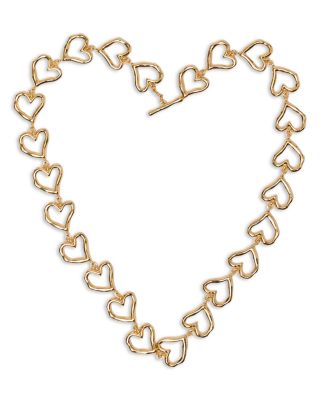 Heart Necklace, 16.7"L