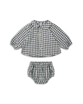 Girls' Nellie Check Shirt & Bloomers Set - Baby
