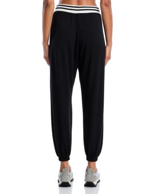 Splits59 Andie Oversized Fleece Sweatpant With Stripe