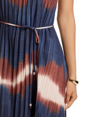 Pleated Midi Dress