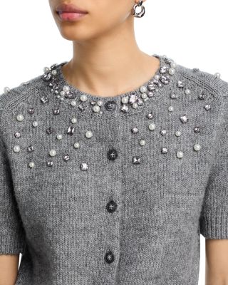 Embellished Cardigan Sweater - Exclusive