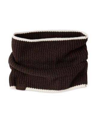 Rib Knit Neck Warmer Scarf