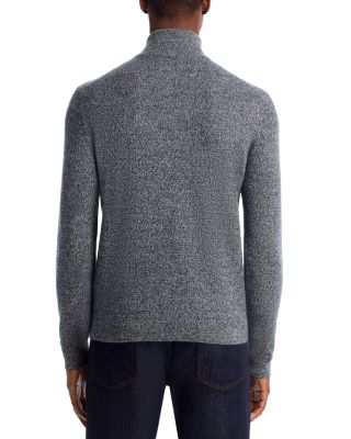 Black Twist Cashmere Quarter-Zip Sweater - Exclusive