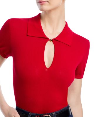 The Keyhole Polo Sweater