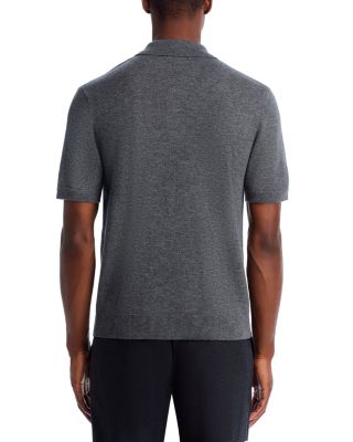 Ribbed Wool & Cashmere Zip Sweater Polo - Exclusive