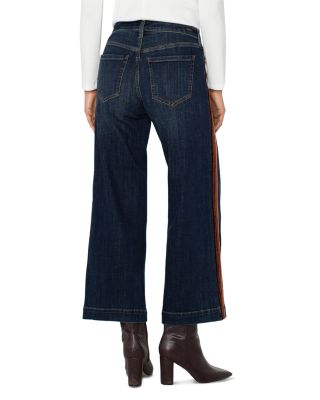 Stride Mid Rise Ankle Wide Leg Jeans in Eastmoor