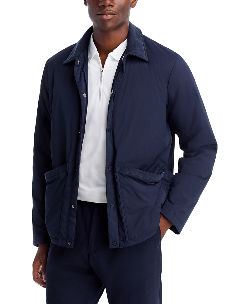 Herno Light Stretch Nylon & Cord Patch Pocket Jacket