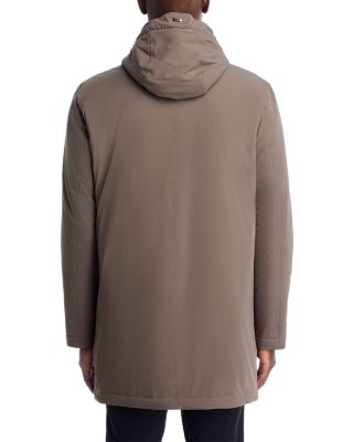 Travel Nylon Stretch Packable Hooded Parka 