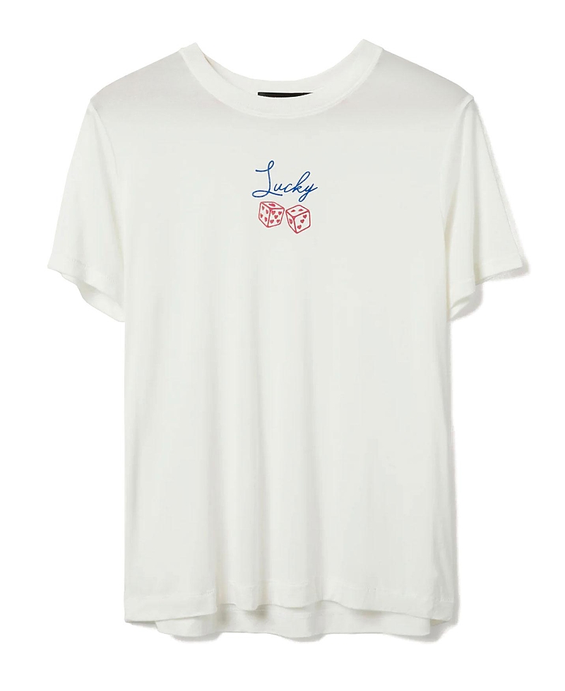 Junk Food Clothing Women's Lucky Vintage Tissue Tee