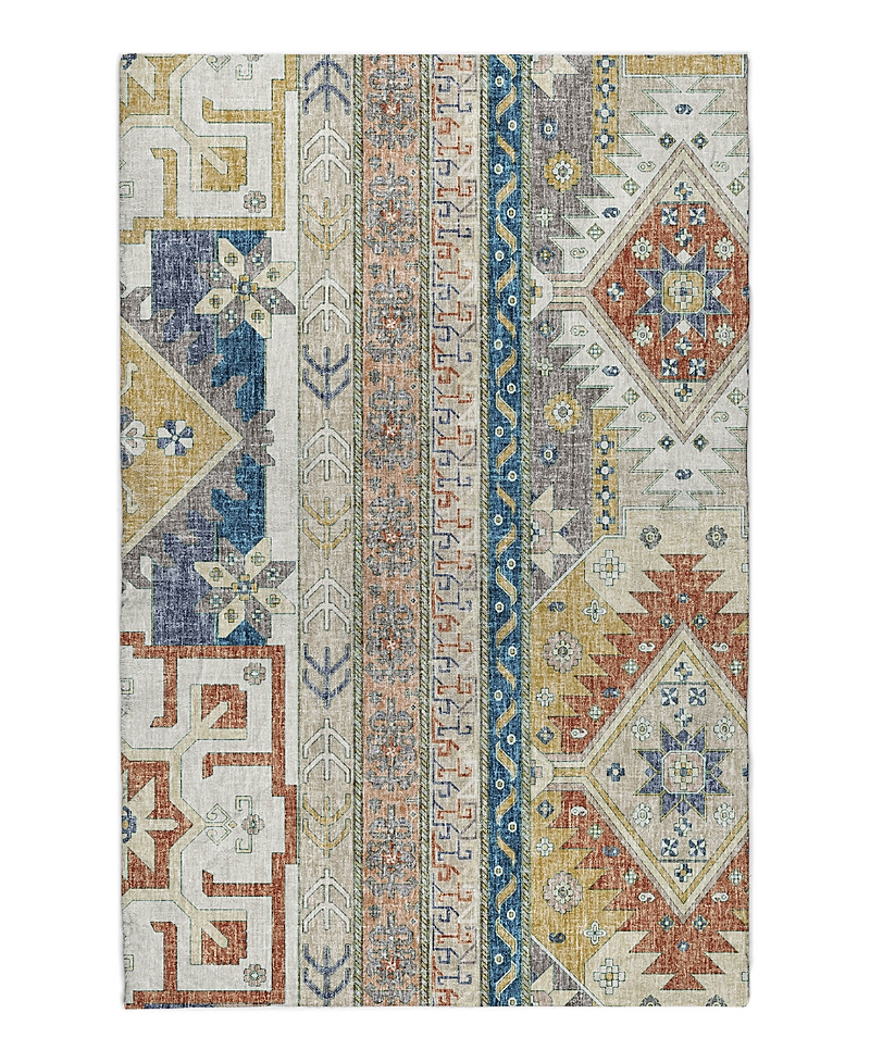 Dalyn Rug Company Dalyn Lorenzo Washable Ln3 Area Rug, 5' X 7'6 In White