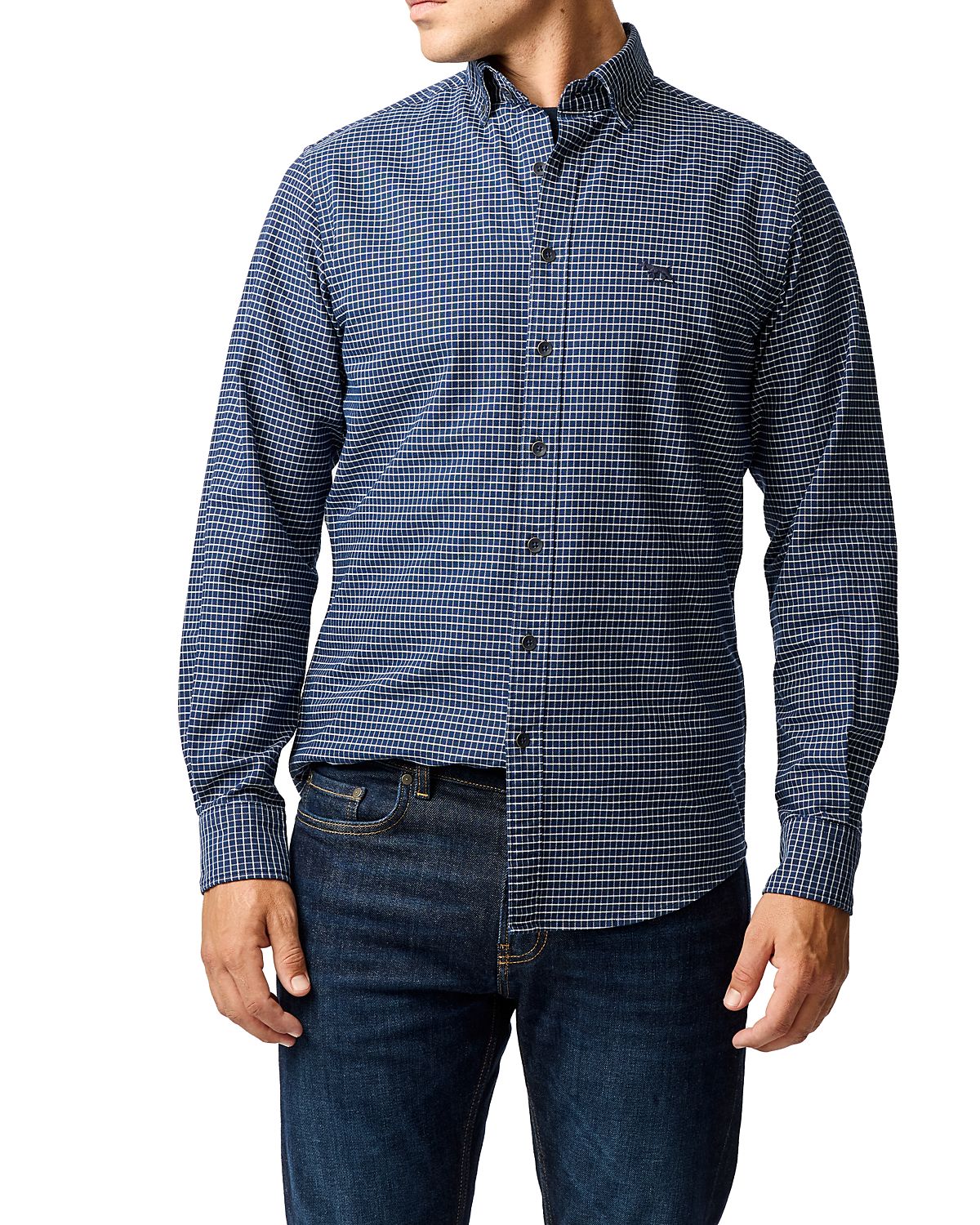 Rodd & Gunn Slim Fit Gunn Check Oxford 5 Long Sleeve Shirt