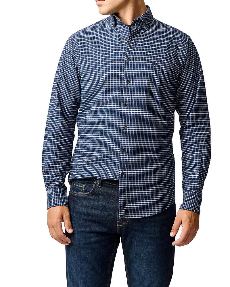 Rodd & Gunn Slim Fit Gunn Check Oxford 5 Long Sleeve Shirt