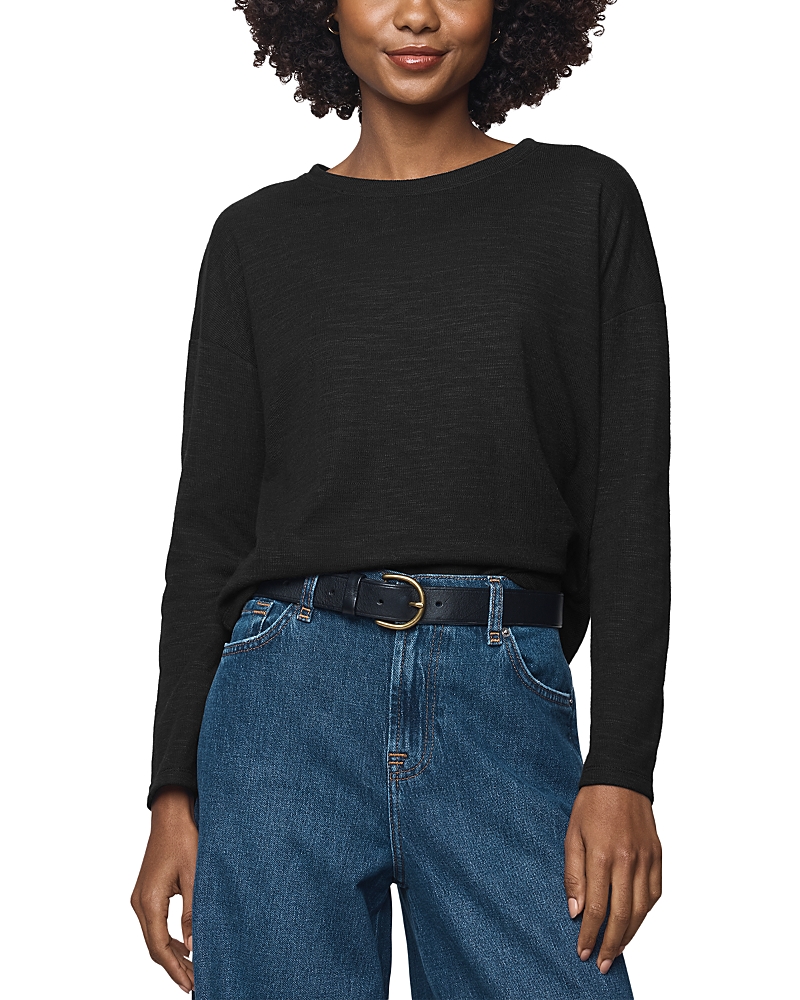 Splendid Callista Long Sleeve T-shirt In Black