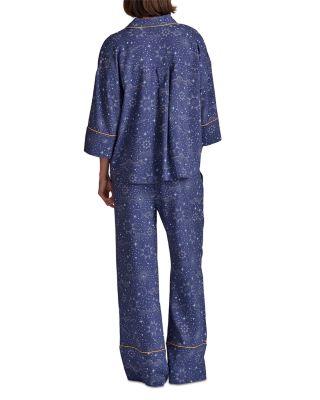 Celestial Print Pajama Pant Set