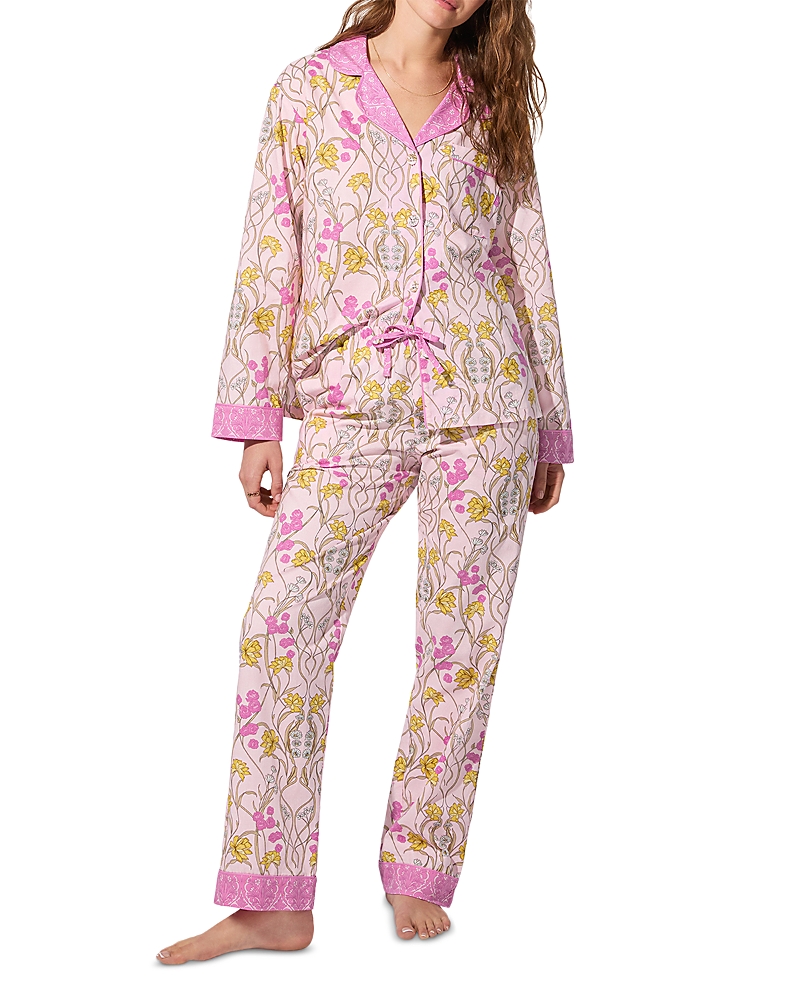 Bedhead Pajamas Organic Cotton Poplin Pajamas In Pink