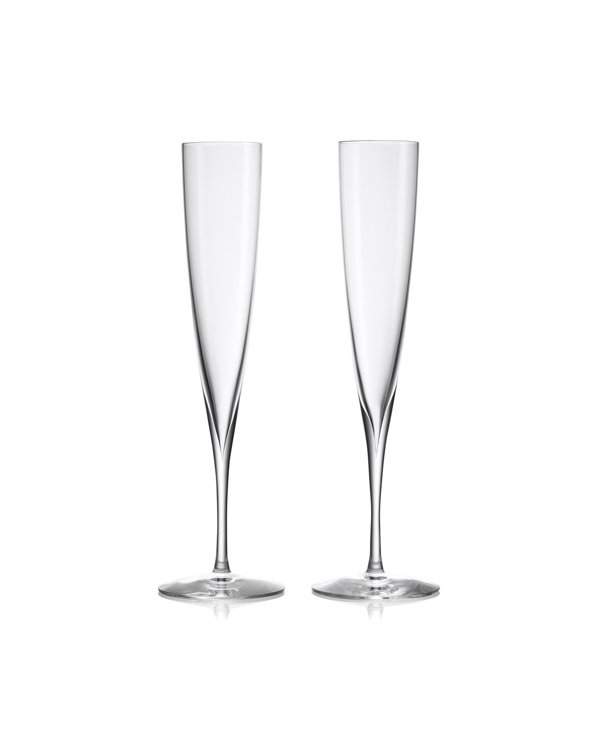 Waterford Elegance Champagne Trumpet Flute, Pair in Clear