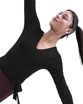 Long Sleeve Wrap Top