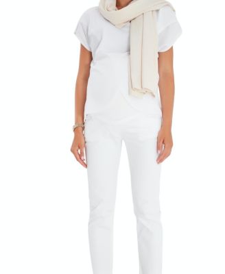 Handy Crossover Short Sleeve Cotton Maternity/Nursing Top