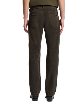 The Straight Fit Jeans in Corduroy Coffee