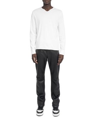 Zadig & Voltaire Monastir Long Sleeve Split Collar Graphic