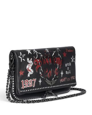 Rock Grained Leather Punk Bag