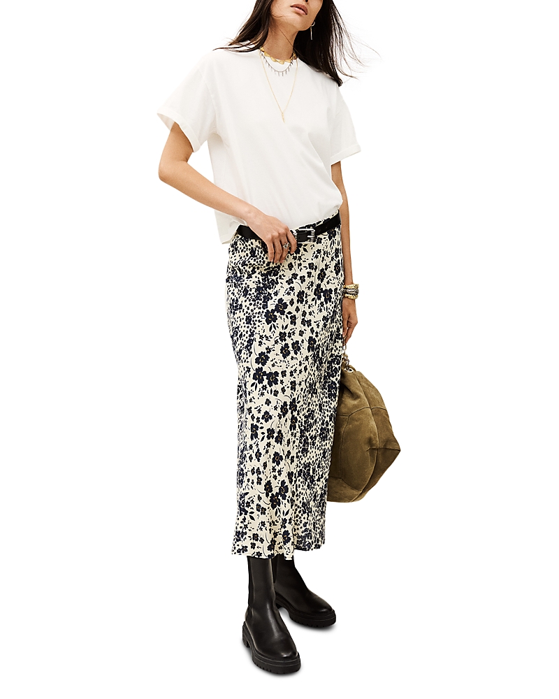 Ba&sh Ba & Sh Maelys Midi Skirt In Multi