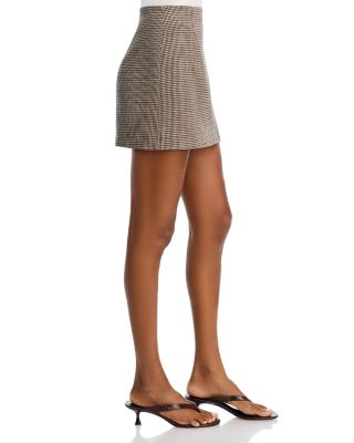 Houndstooth Mini Skirt