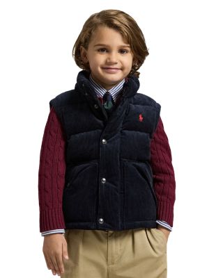 Boys' Convertible Corduroy Down Jacket - Little Kid