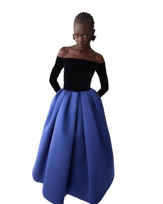 Off-the-Shoulder Midi Dress