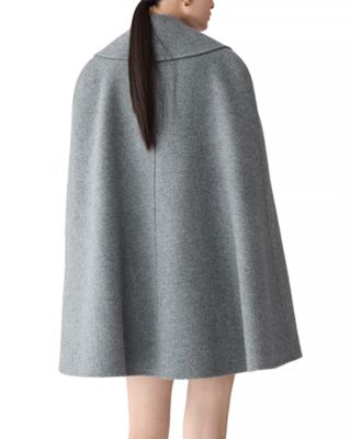 Double Breasted Cape Coat