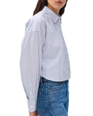 Marin Cropped Stripe Shirt