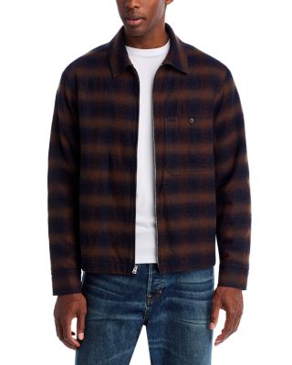 Zip-Front Jacket in Japanese Flannel