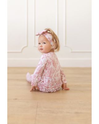Girls' Antoinette Ruffled Footie - Baby