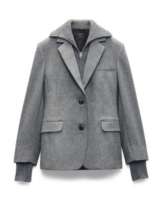 Frank Knit Combo Blazer