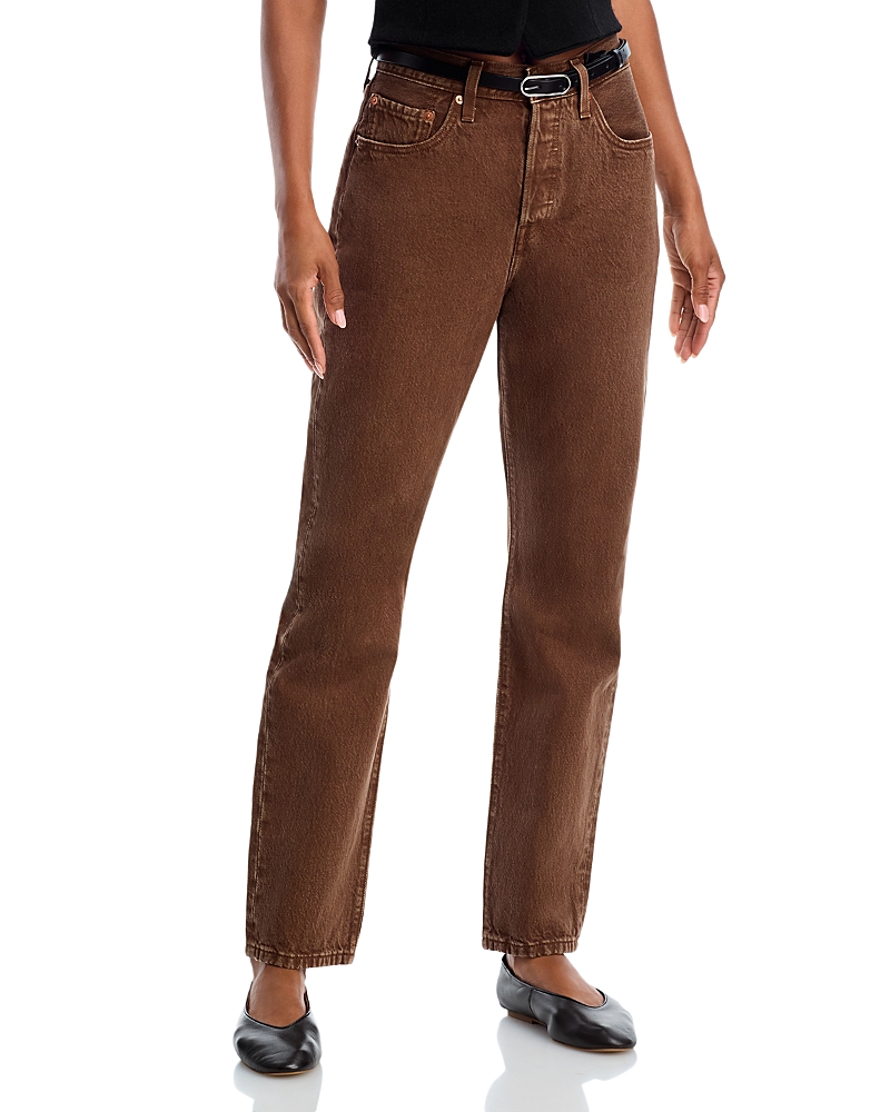 Levi's 501 High Rise Straight Jeans in Lariat Luck