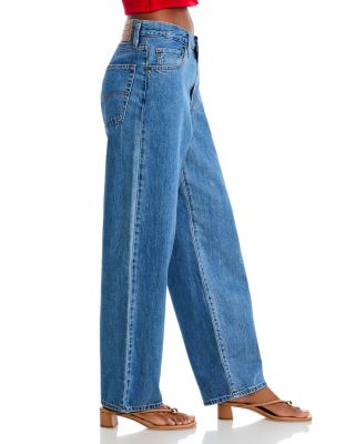 High Rise Baggy Dad Jeans in Own It Stone