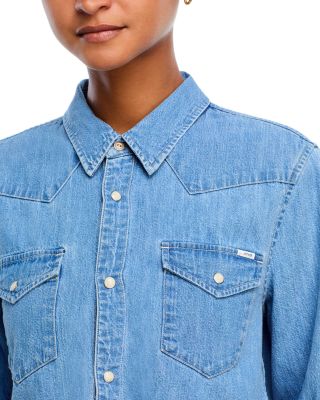 The Super Exes Crop Step Fray Shirt
